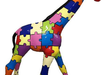 Sculpture Abstract Design Statue Colorful Figures Hand Painted Decoration Statues new