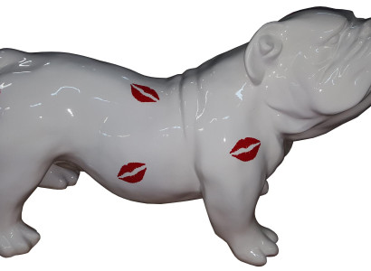 Colorful Abstract Figure Figurines Dog Garden Sculpture Sculptures Statue Decoration
