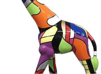 Design decoration statue hand-painted sculptures statues living room garden figures