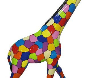 Design home decoration statues sculptures figures abstract giraffe figure decoration