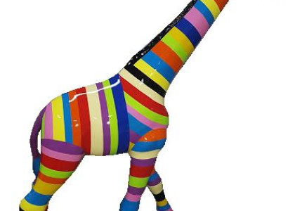 Home decoration statues sculptures design figures abstract giraffe figure decoration