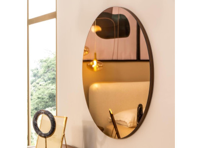 Mirror Wall mirror Hanging mirror Round Hallway mirror Decorative Modern 95 cm