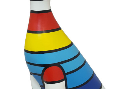 Modern Decoration Abstract Figure Figures Abstract Statues Sculpture Cat 95 cm