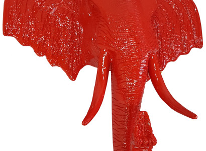 Bust Wall Abstract Design Head Art Elephant Sculpture Decoration Sculpture Decoration