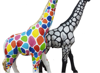 Design Figures Giraffe Decorations Garden Giraffe Statue Sculpture Sculptures