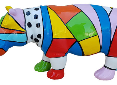 Designer Abstract Figure Modern Figures Decoration Hippo Garden Sculptures
