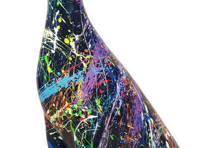 Designer Decorative Statues Modern Painted Figures Abstract Statues Handcraft