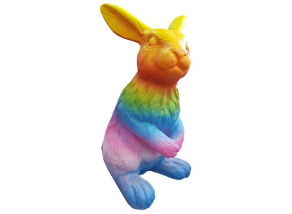 Designer Figures Modern Decorations Garden Figures Rabbit Sculpture Sculptures