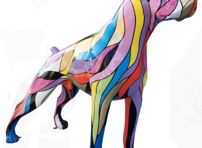 Designer Figures Modern Decorations Garden Figures Dogs Sculpture Sculptures