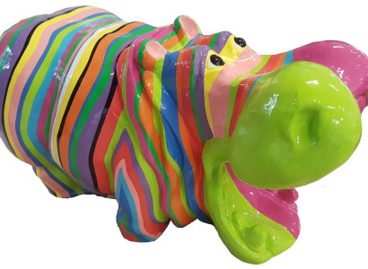 Designer Abstract Figure Modern Figures Decoration Hippo Garden Sculptures