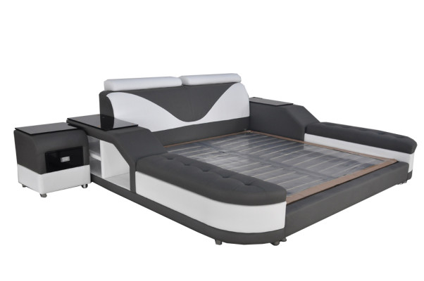 Leather Design Upholstery Beds Double Modern 140/160/180/200 Bed LB8817