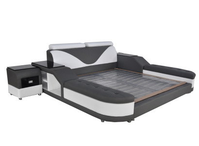 Leather Design Upholstery Beds Double Modern 140/160/180/200 Bed LB8817