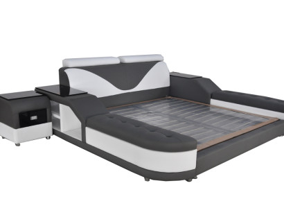 Leather Design Upholstery Beds Double Modern 140/160/180/200 Bed LB8817