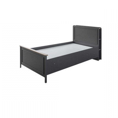 Children's room furniture Children's room Bed Children's bed Gray Wood Set 4 pieces