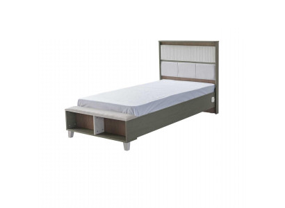 Bed frame Childrens bed Bed Childrens room Children's room furniture Gray Wood