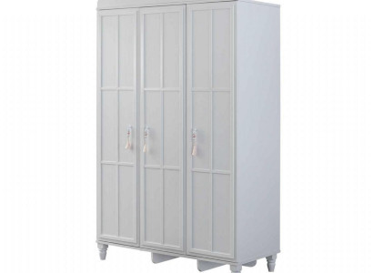 Luxury Wardrobe Children's Wardrobe Wooden Wardrobe Wood White