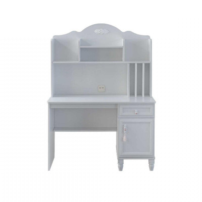 Modern Desk Shelves Computer desk Wood White Childrens room Table