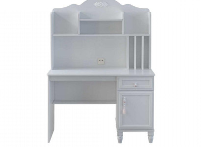 Modern Desk Shelves Computer desk Wood White Childrens room Table
