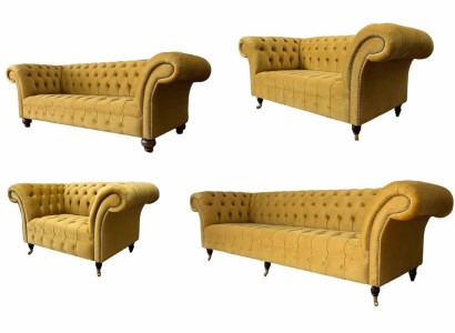 Designer Sofa set 3+2+1.5+1 Seater Sofa Suite Upholstery Modern