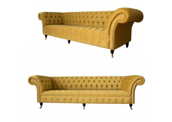 Luxury Beige Sofa set 3+3 Seater Modern Couch Living room Style Furniture
