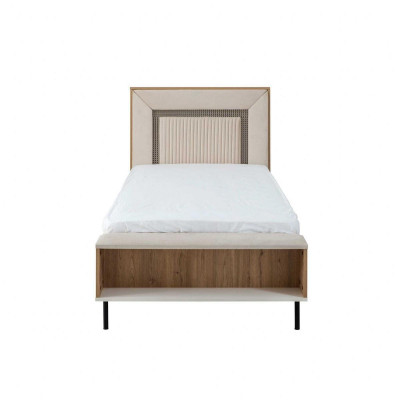Suite Childrens room Bed Childrens bed Children's furniture Brown Wood Set 5pcs