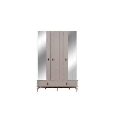Children's furniture girls children's room bed children's bed beige wood set 4 pieces