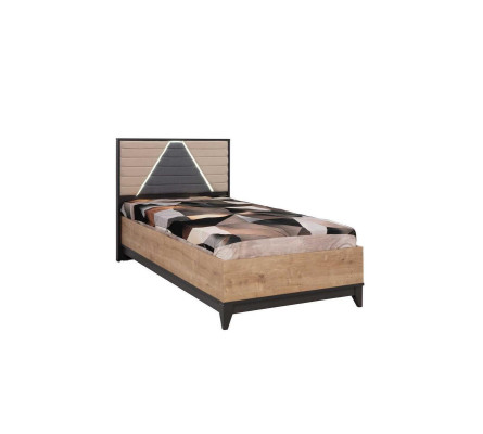Complete e children's furniture youth bed bed wood set 4 pieces children's room brown