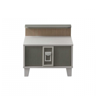 Kinderfurniture Suite Childrens room Bed Childrens bed Gray Wood Set 4pcs