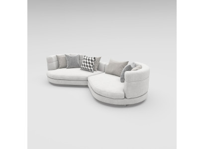 Round big xxl Sofa 4 Seater Luxury Italy Design Round Couch Luxury Upholstery Sofas