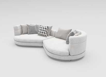 Round big xxl Sofa 4 Seater Luxury Italy Design Round Couch Luxury Upholstery Sofas