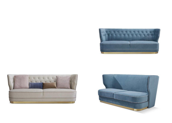 Sofa 2 Seater Luxury Designer Couch new Sofa Luxury Upholstered Sofas Two-seater new