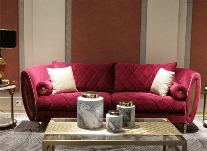 Design 4 Seater Upholstery Sofa Luxury Couch - Italian Style Living room Furniture