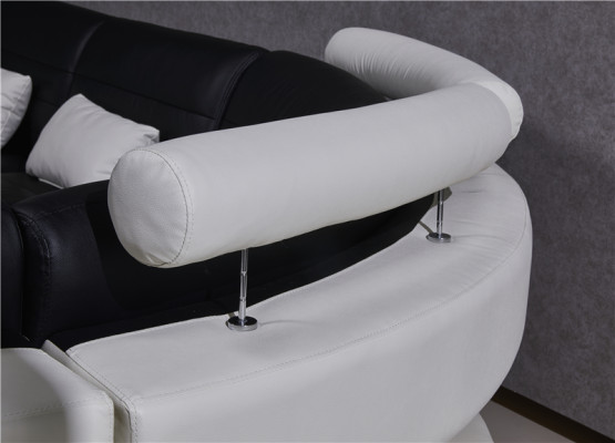 Suite Living landscape L-shape new Designer Sofa Couch Corner sofa + Stool Upholstery