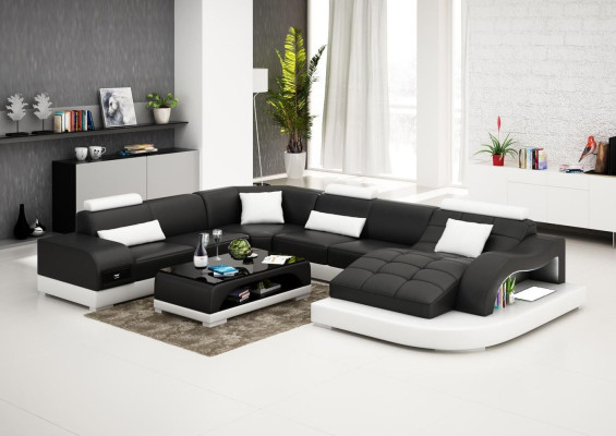 Sofa Living landscape U-shape Corner sofa Couch Suite Upholstery Big xxl Sofas Couches