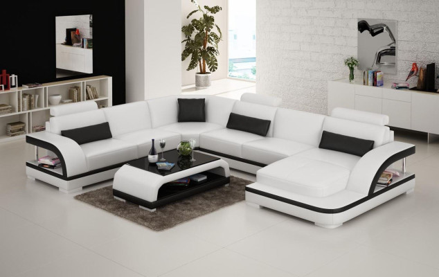 Design Couch Luxury Couches Leather Sofa Seat Corner Suite Upholstery Corner Couch new
