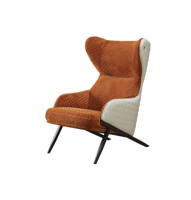 Armchair Design Couch Sofa Seater Luxury Beige new Relax Leather Lounge Club Upholstery