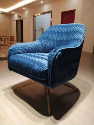 Armchair Club Lounge Designer Lehn Chair Upholstery Sofa 1 Seater TV Fabric new