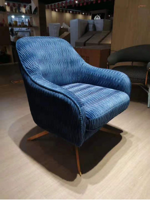 Armchair Club Lounge Designer Lehn Chair Upholstery Sofa 1 Seater TV Fabric new