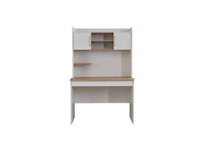 Desk Computer desk Childrens room Shelves Table Wood White Modern