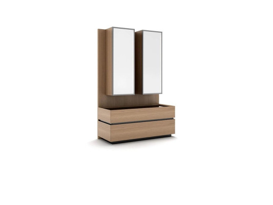 Living room Wooden furniture Wall unit TV lowboard Complete Modern Furnishings