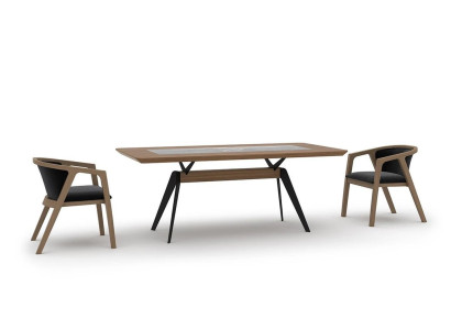 Luxury Complete Dining room Dining table 4x Chairs Furnishings Modern Design