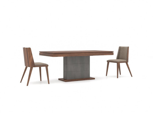 Dining room set 7-piece dining table design sideboard with mirror luxury furnishings