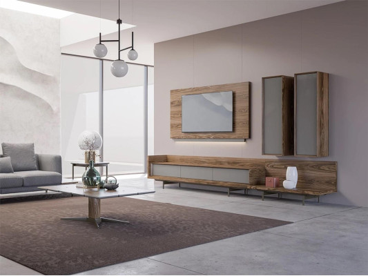 Living room furniture TV Lowboard Complete Wall Cabinet TV Frame Designer Furnishings