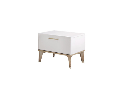 Bedside table Children's bedside table Night console Childrens room Wood White Table