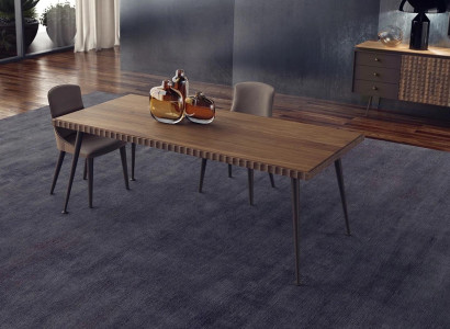 Luxury Set 3pcs Table Wood Dining table Dining room Complete 4x Chairs Furniture
