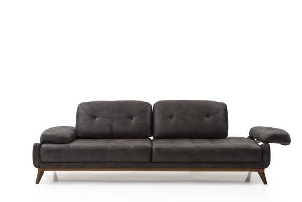 Gray-Yellow Sofa set 3+3+1 Seater Luxury Upholstered furniture Living room Set