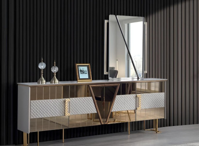 Modern Sideboard Dining room Furniture luxury Furnishings new Mirror