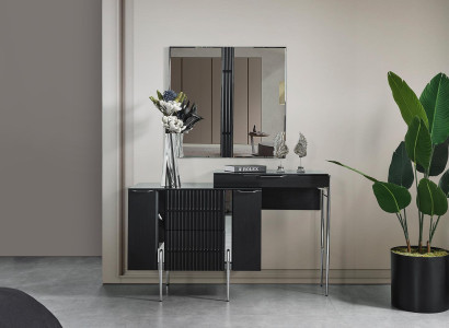 Modern Bedroom Set Luxury Dressing table Mirror Cosmetic table 2 pieces