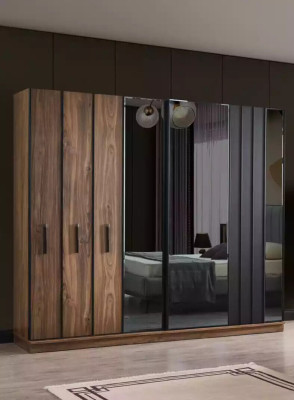 Bedroom Bed 2x Bedside tables Luxury Complete e Sets Furniture Room 7pcs.