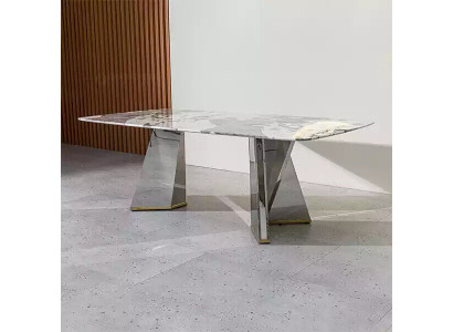 Luxury Dining table Glass table Dining room Luxury Tables Gray Table 200x100